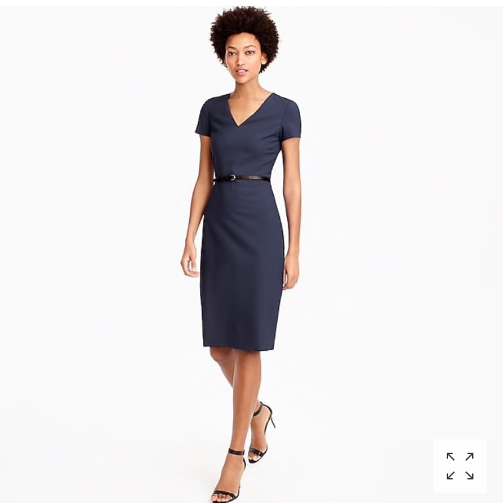J Crew Suiting Navy dress